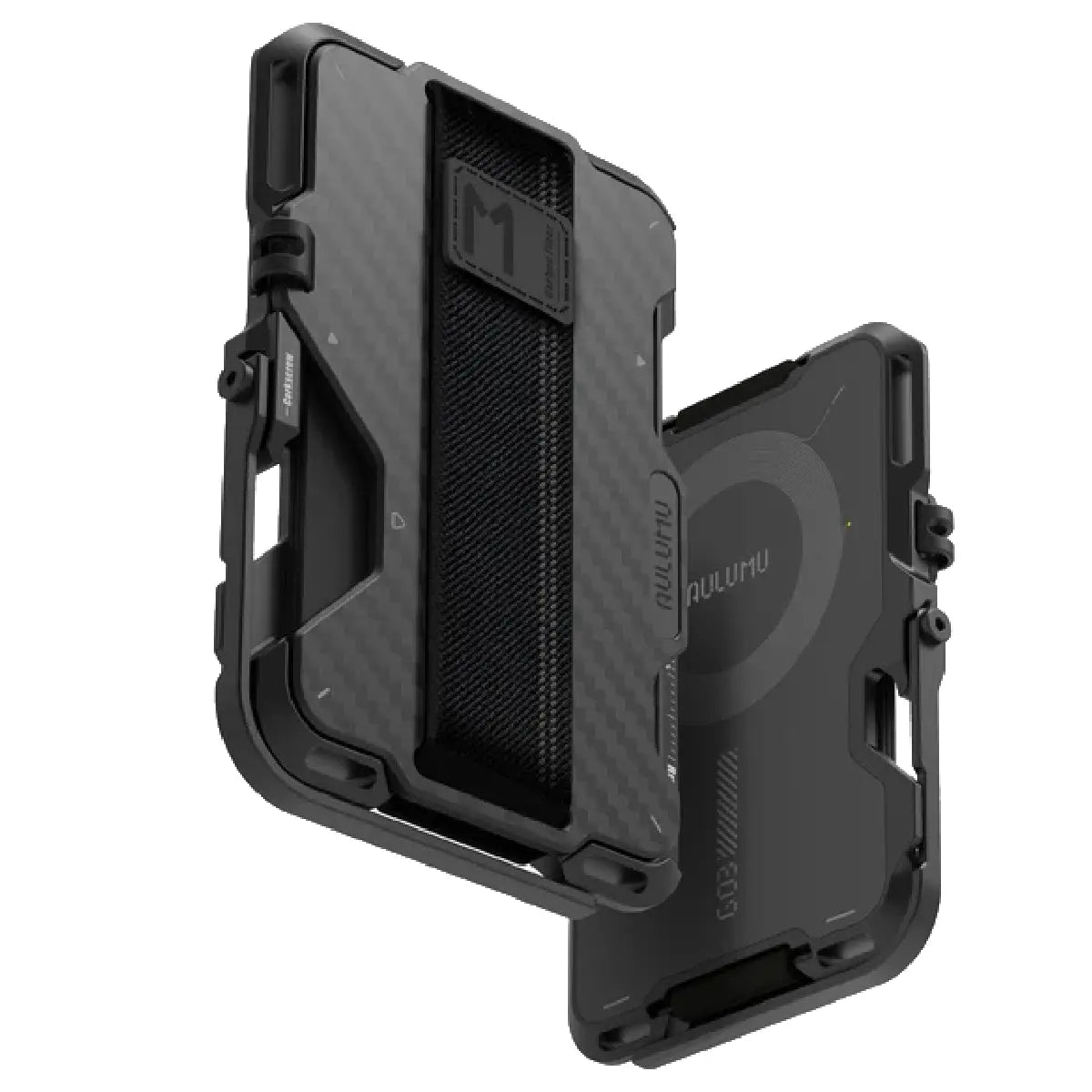 Aulumu G03 Magnetic Wallet Front and Back Grip Strap