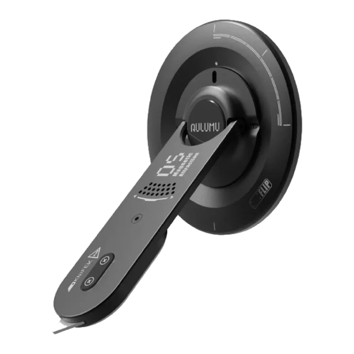 Aulumu G05 Air Magnetic Stand Black Angle View Hidden Box Cutter Out