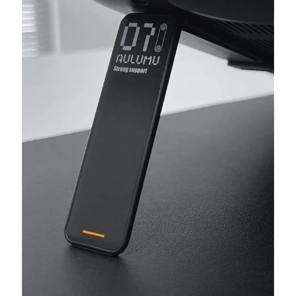 Aulumu G07 POP-UP Kickstand Leg Lifting Laptop on Desk Close Up