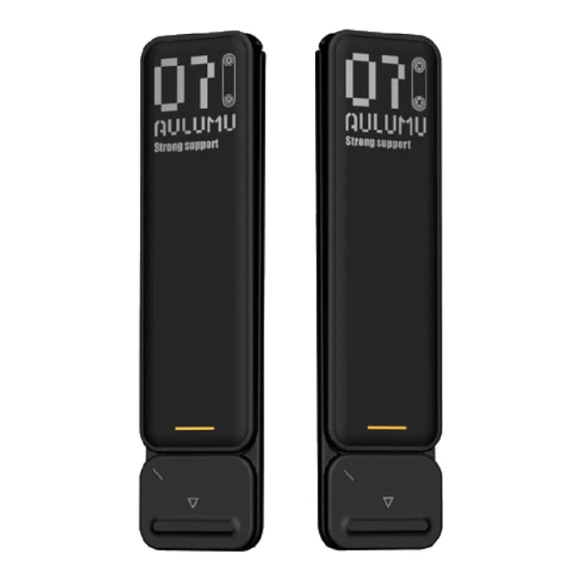 Aulumu G07 POP-UP Laptop Kickstand Black Pair of Legs Front View