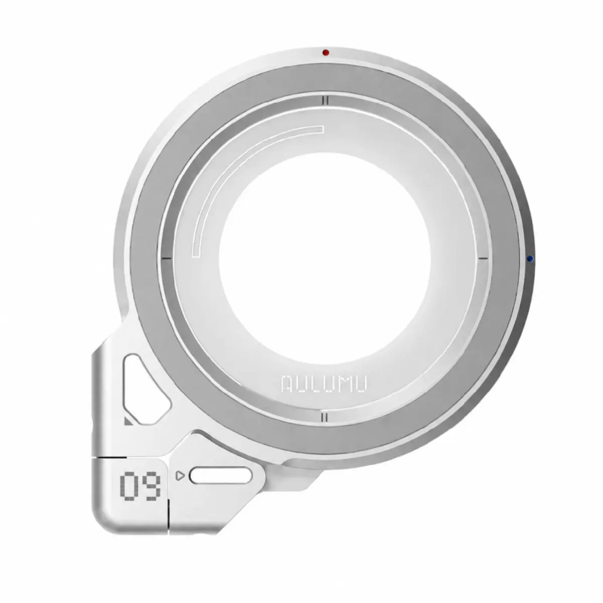 Aulumu G09 Infinite 360 Magnetic Stand Silver Front View