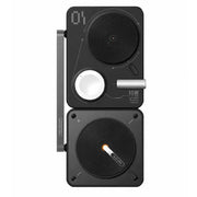 Aulumu M01 4 in 1 Folding Wireless Charging Station Black Top View Open Flat