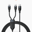 Baseus Flash Series 2 in 1 Fast Charging Data Cable Type-C to C+C 100W 1.5m - Baseus Flash Series 2 in 1 Fast Charging Data Cable Type-C to C+C 100W 1.5m - Black Ennap.com