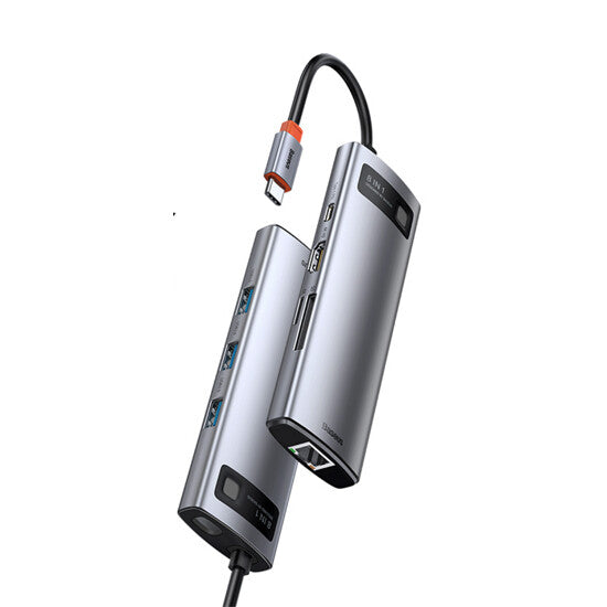 Baseus Metal Gleam Series 8-in-1 Multifunctional Type-C Hub
