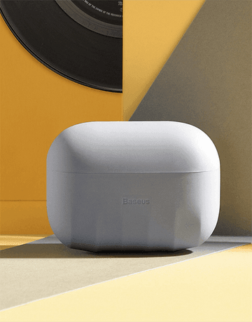 Baseus Shell Pattern Silica Gel Case For AirPods Pro & AirPods Pro 2 - Baseus Shell Pattern Silica Gel Case For AirPods Pro & AirPods Pro 2 - Gray Ennap.com