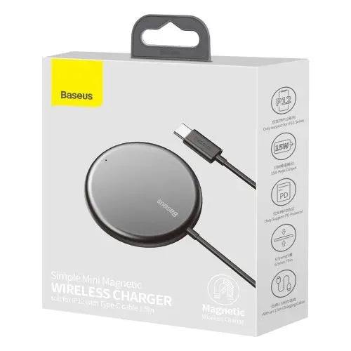 Baseus Simple Mini magnetic wireless charger retail box