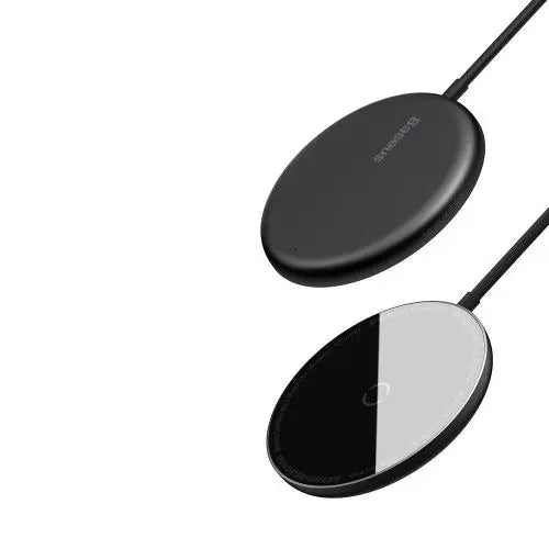 Baseus Simple Mini magnetic charger front and back views