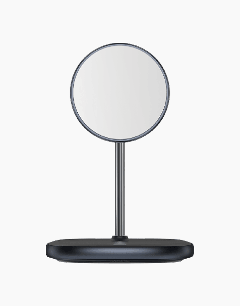 Baseus Swan Magnetic Desktop Bracket 15W fast wireless charger - Baseus Swan Magnetic Desktop Bracket 15W fast wireless charger - Black Ennap.com