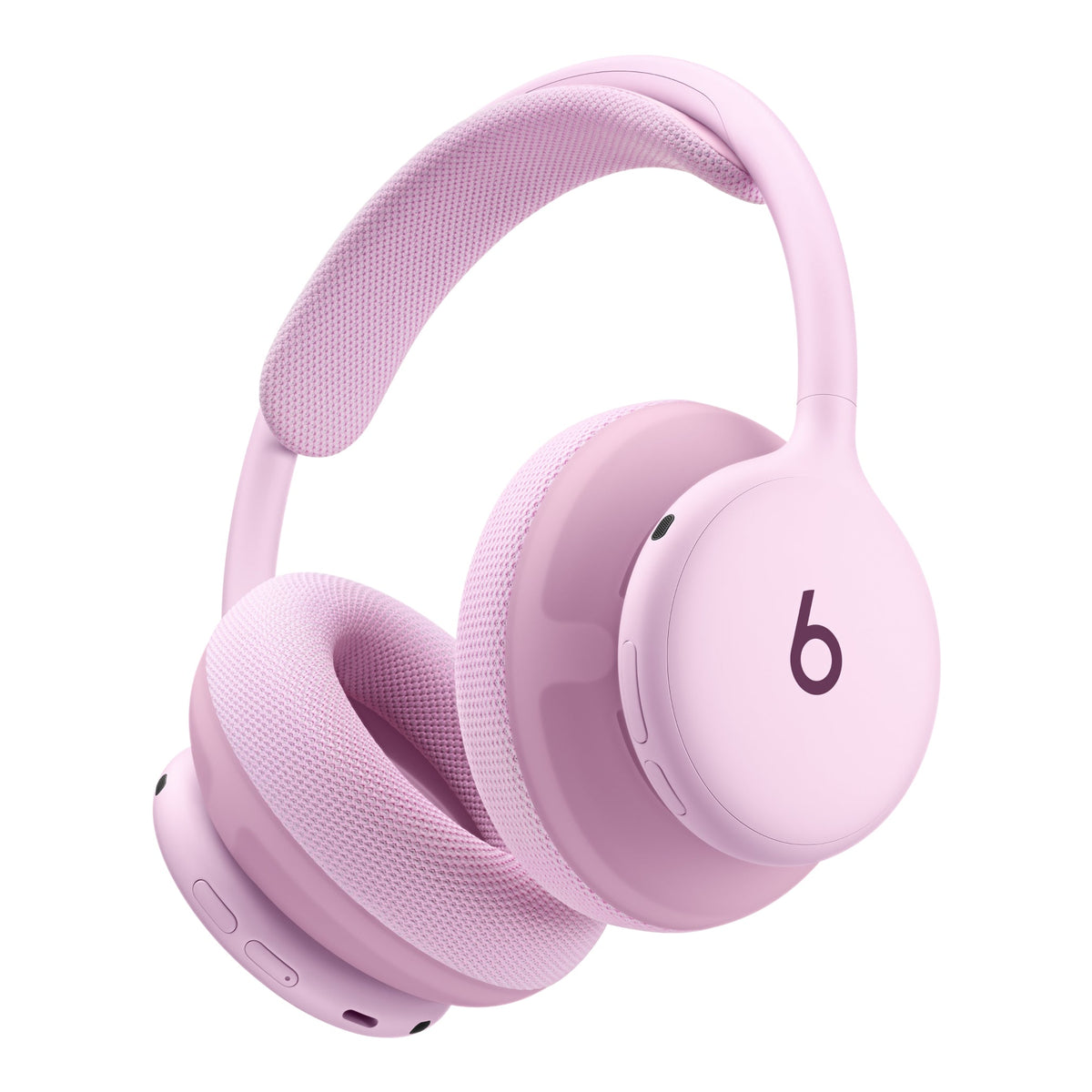 Beats 360 over-ear headphones in Pink with Pink Performance Knit cushions