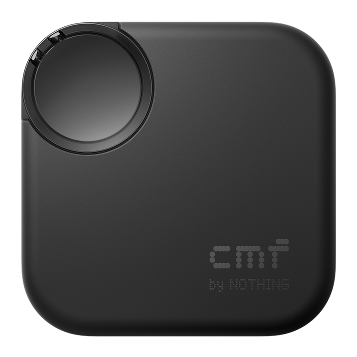 CMF Buds 2 charging case in Dark Grey, closed