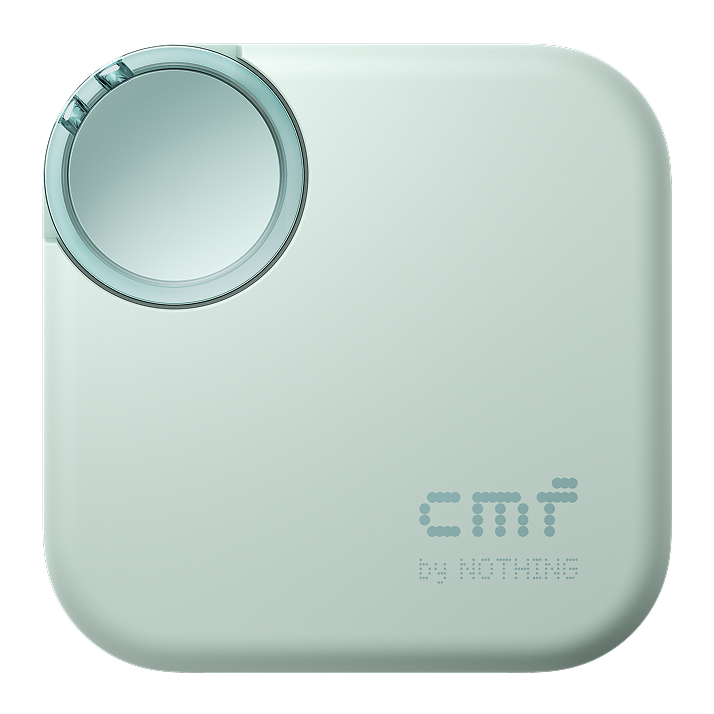 CMF Buds 2 charging case in Light Green, closed