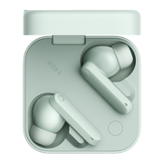 CMF Buds 2 in Light Green with the charging case open