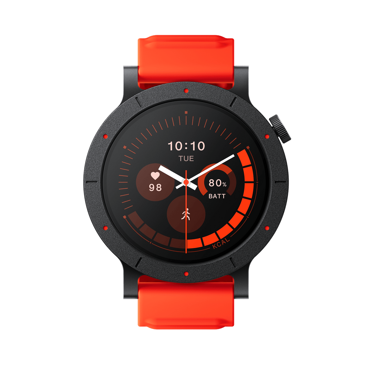 CMF Watch 3 Pro in Orange with a different watch face