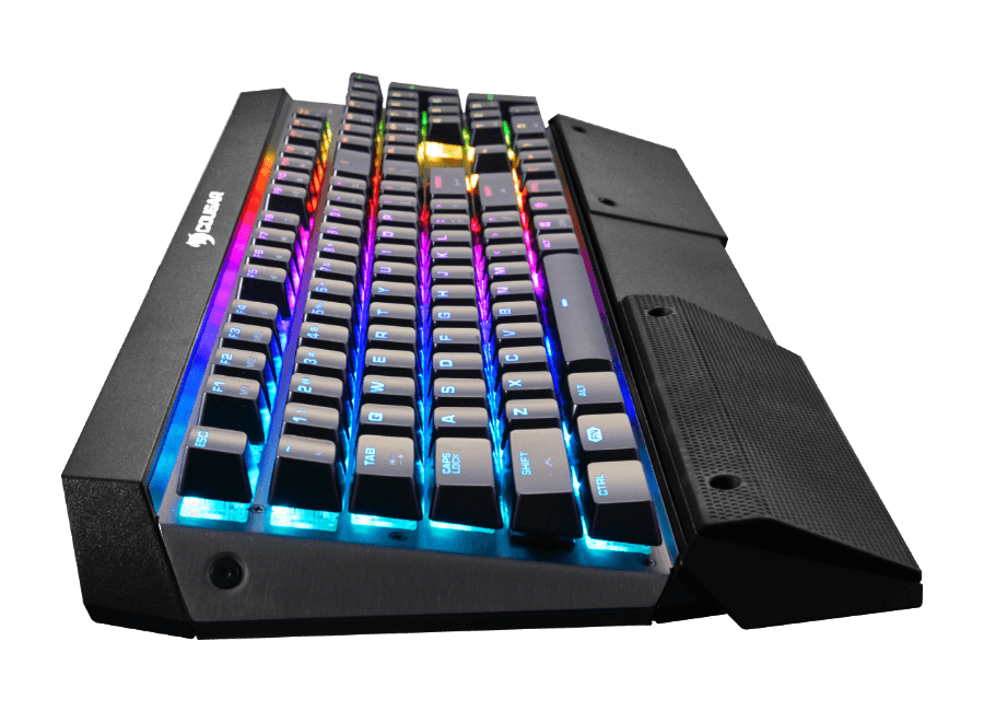 كيبورد كوجر Attack X3 RGB مع مسند اليد FPS