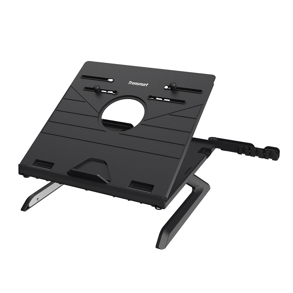 Tronsmart D07 Foldable laptop stand, fits all notebook, tablets 10-17 inches - Tronsmart D07 Foldable laptop stand, fits all notebook, tablets 10-17 inches - Black Ennap.com