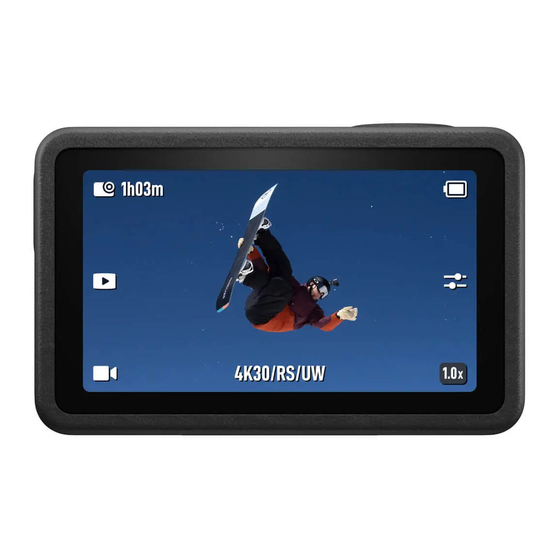 DJI Osmo Action 5 Pro rear 2.5-inch OLED touchscreen