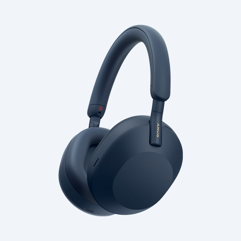 Sony WH-1000XM5 Wireless Noise Cancelling Headphones - Sony WH-1000XM5 Wireless Noise Cancelling Headphones - Midnight Blue Ennap.com