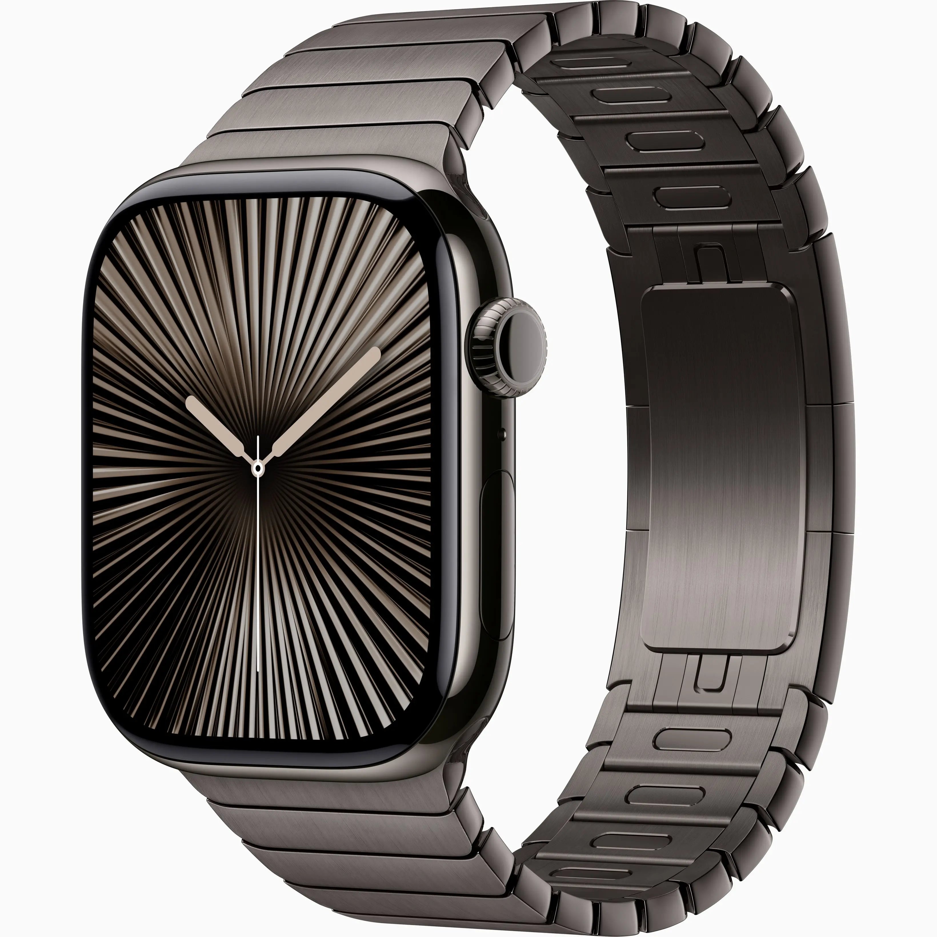 Apple Watch Series 10 Titanium Case-Color: Slate-Size: 42mm-Connectivity: GPS + Cellular-Ennap.com
