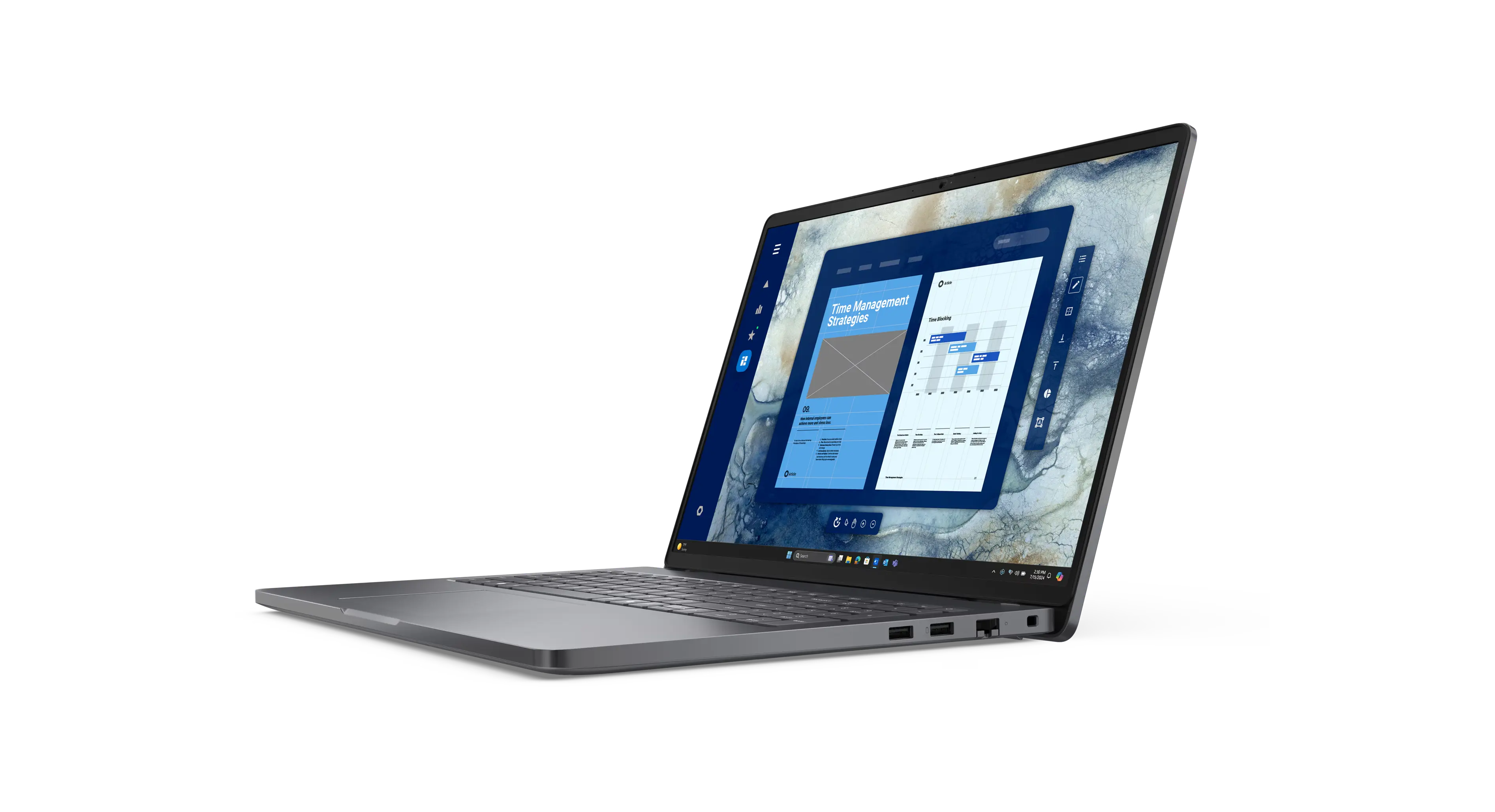 DELL Pro 16 Laptop - Intel Core Ultra 5 235U, 8GB DDR5, 512GB SSD, Intel Graphics, 16-inch WUXGA, DOS - 3Years Warranty