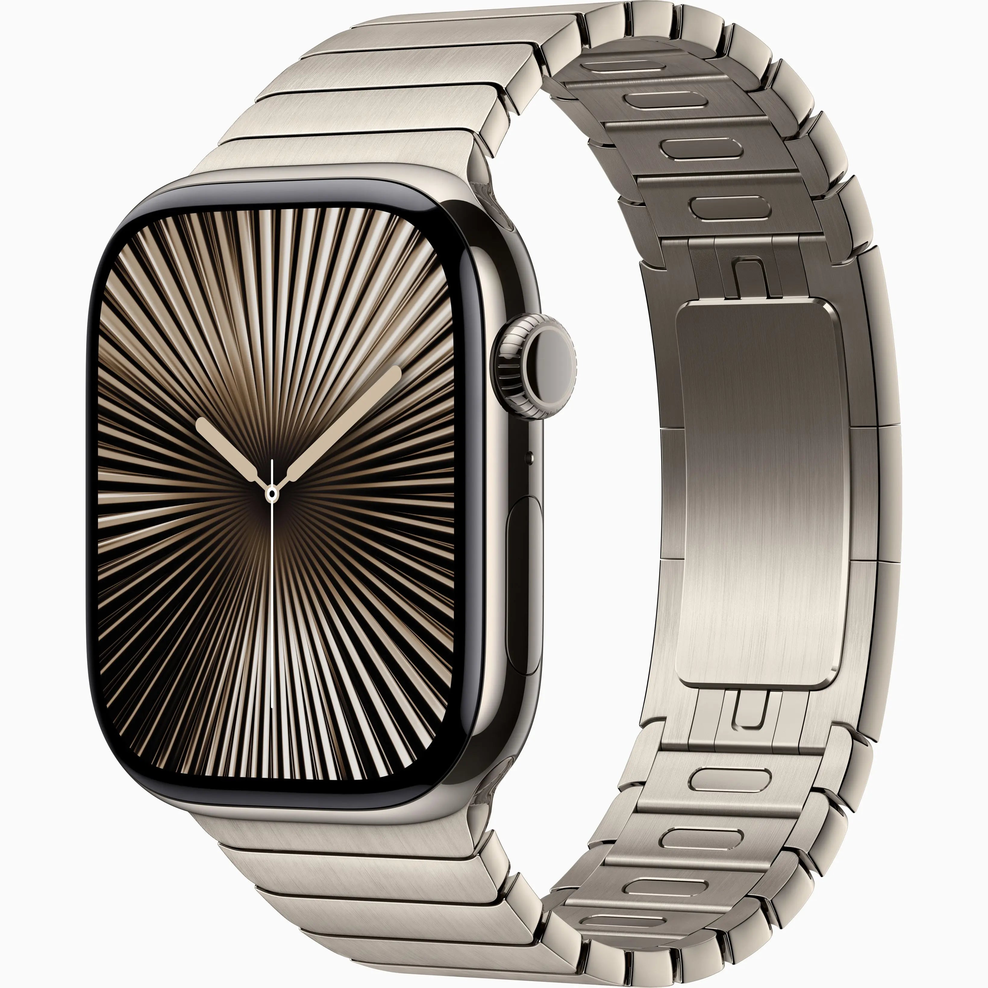 Apple Watch Series 10 Titanium Case-Color: Natural-Size: 42mm-Connectivity: GPS + Cellular-Ennap.com