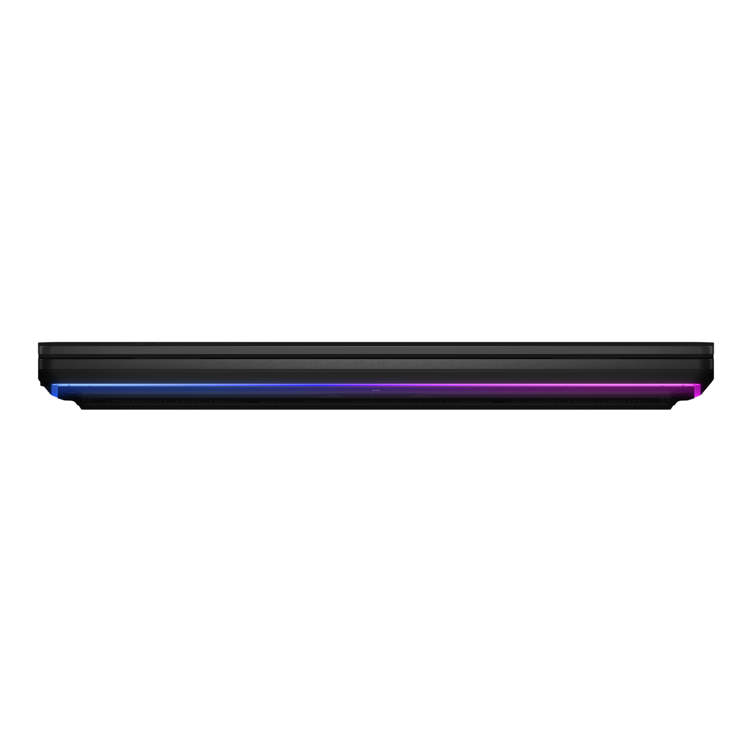 ASUS ROG Strix SCAR 16 front edge with the light bar