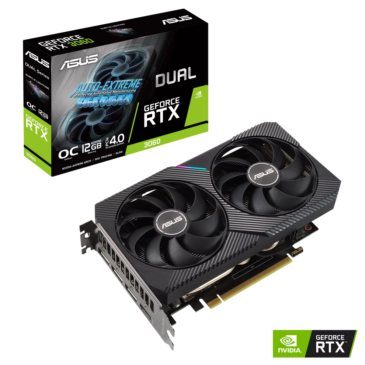ASUS Dual GeForce RTX 3060 V2 OC Edition 12GB GDDR6
