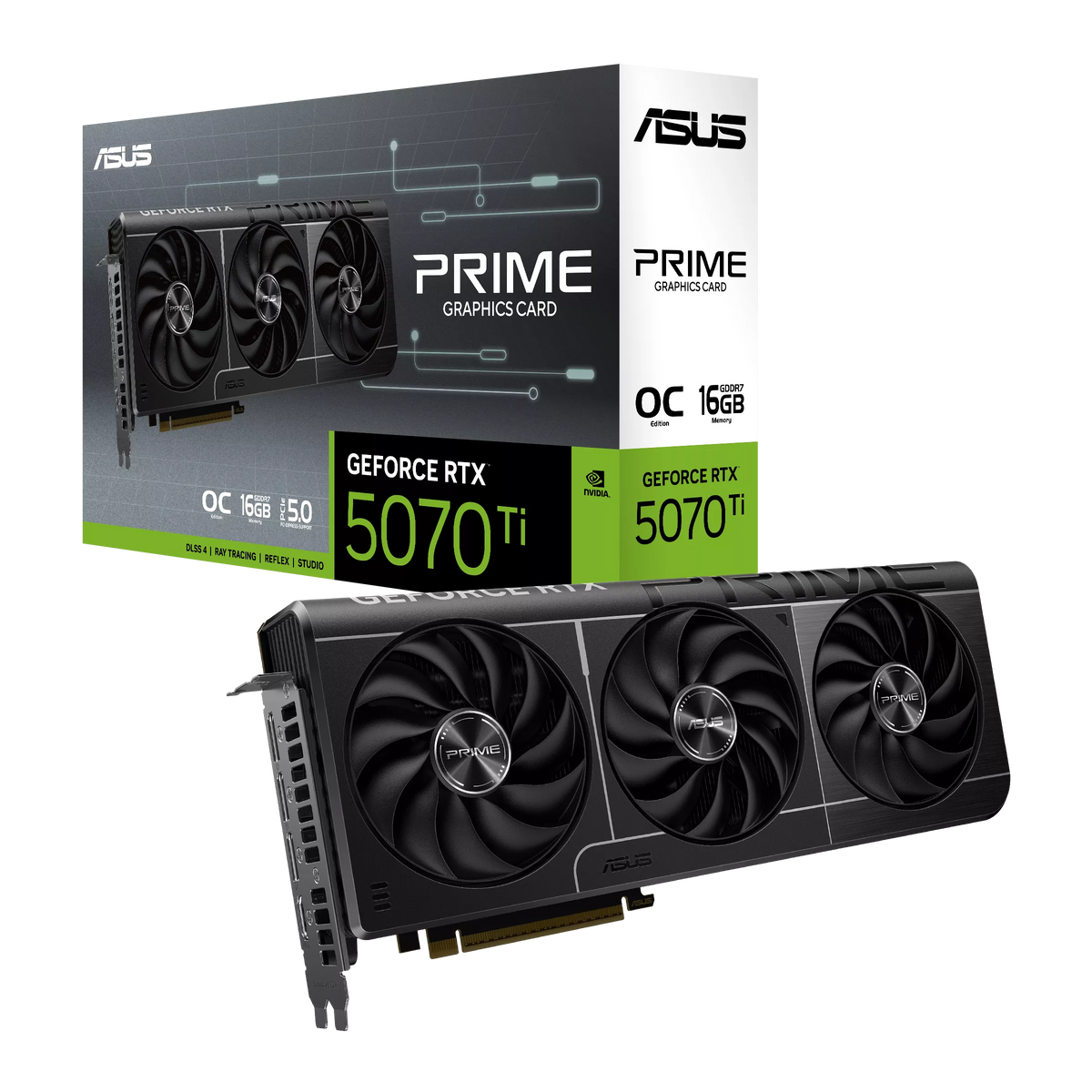 ASUS PRIME GeForce RTX 5070 Ti OC Edition 16GB GDDR7