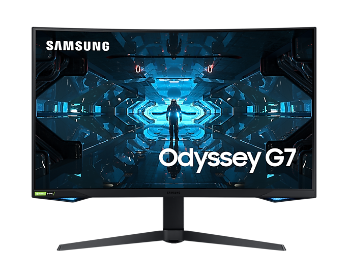 SAMSUNG Odyssey G7 LC32G75TQSMXZN 32-inch WQHD VA 240Hz Gaming Monitor With 1000R Curved Screen