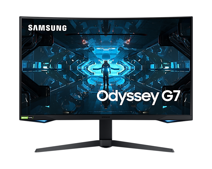 SAMSUNG Odyssey G7 LC32G75TQSMXZN 32-inch WQHD VA 240Hz Gaming Monitor With 1000R Curved Screen----Ennap.com
