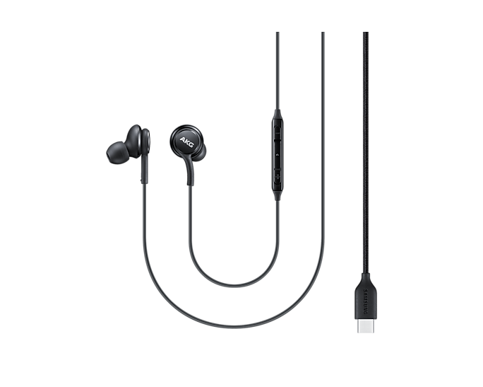 Samsung EO-IC100 Wired USB Type-C Earphones Sound by AKG-Color: Black---Ennap.com