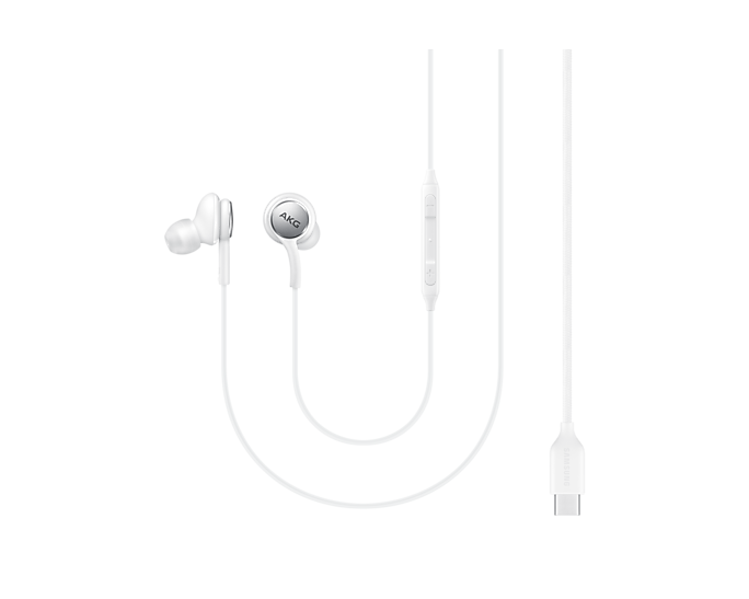 Samsung EO-IC100 Wired USB Type-C Earphones Sound by AKG-Color: White---Ennap.com