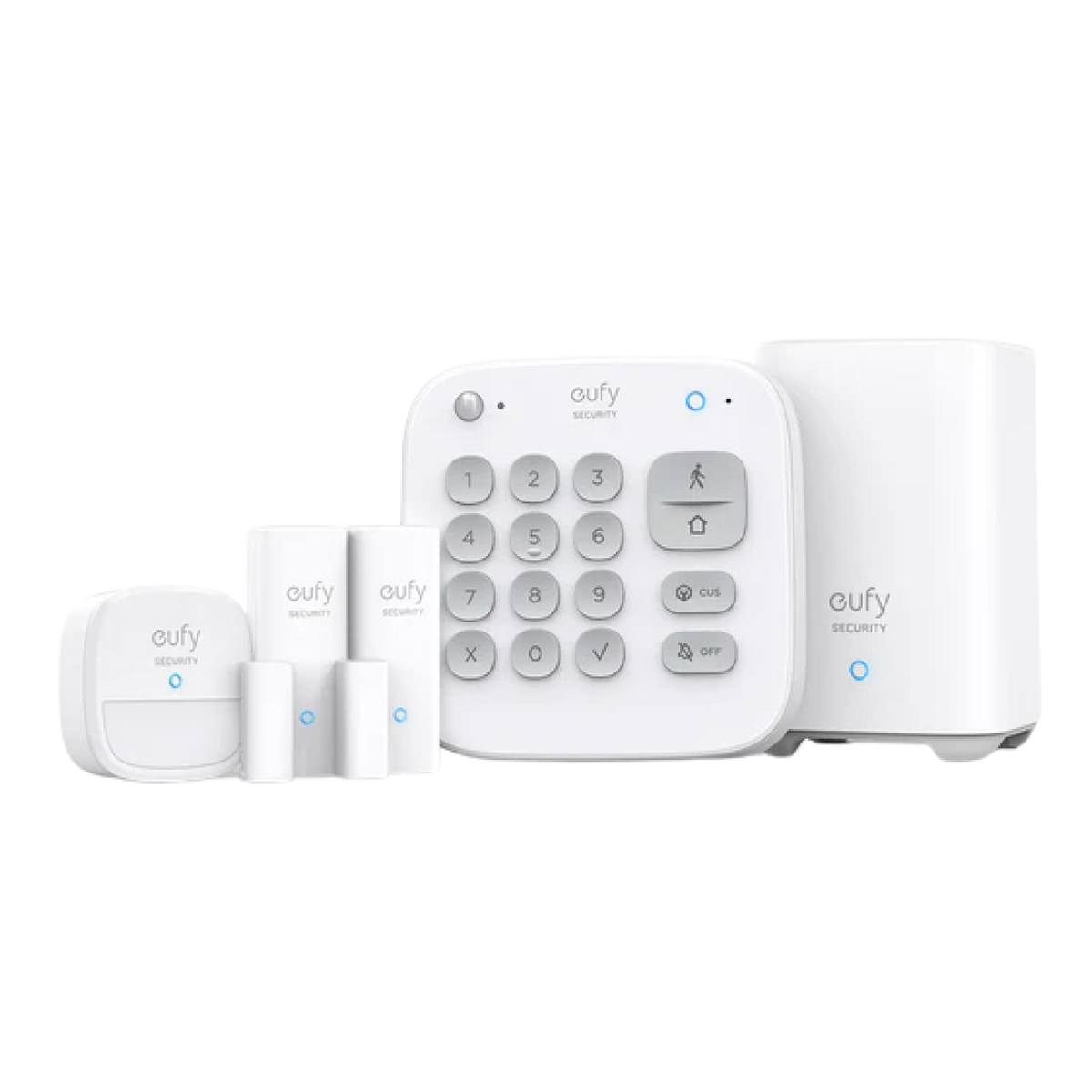 eufy Security 5-Piece Home Alarm Kit with HomeBase 2, keypad, motion sensor and two entry sensors