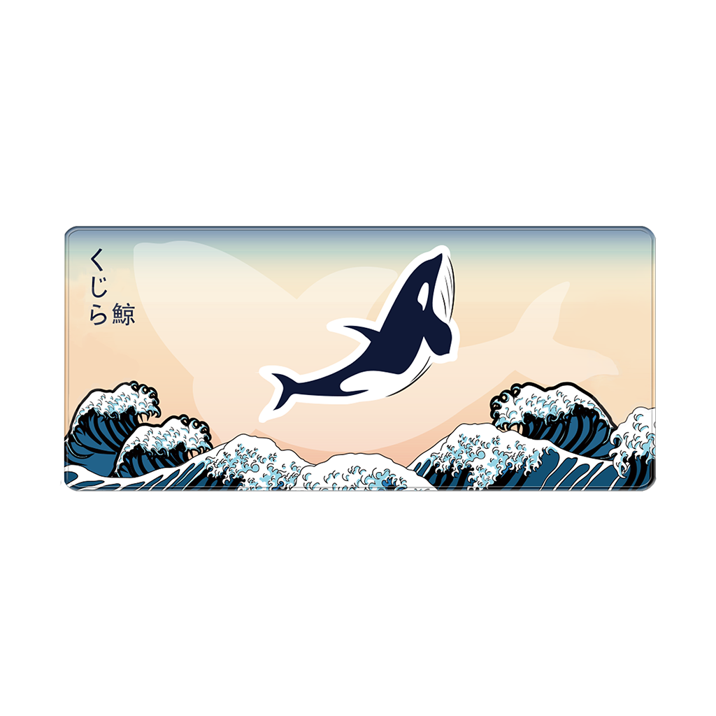 Fantech ATO MP905 deskmat gaming mouse pad, Kujira Nami design