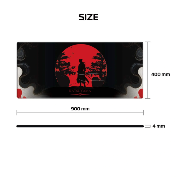 Fantech ATO MP905 deskmat size: 900 x 400mm and 4mm thick