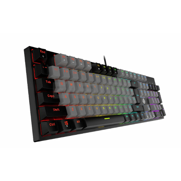Fantech ATOM104 MK886V2 Sumi keyboard in Gray from the side