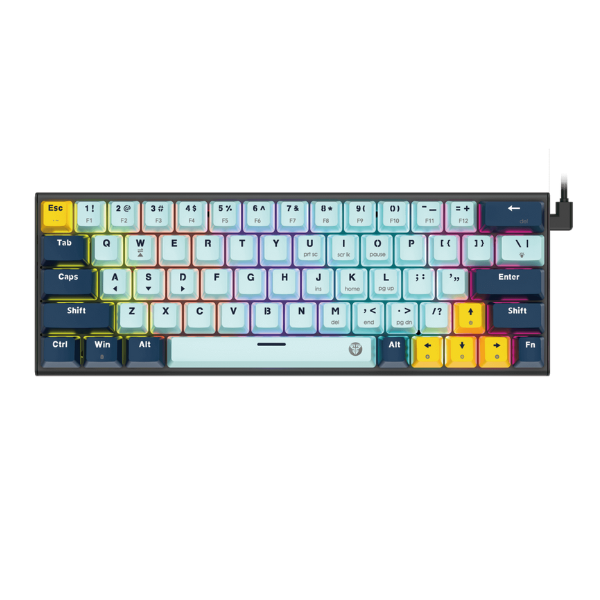 كيبورد فانتك ATOM63 MK874V2 Mizu من زاوية جانبية