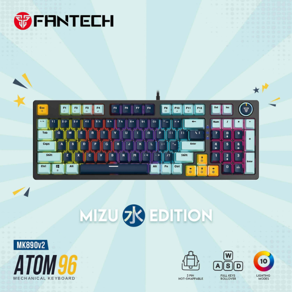 كيبورد فانتك ATOM96 MK890V2 إصدار Mizu