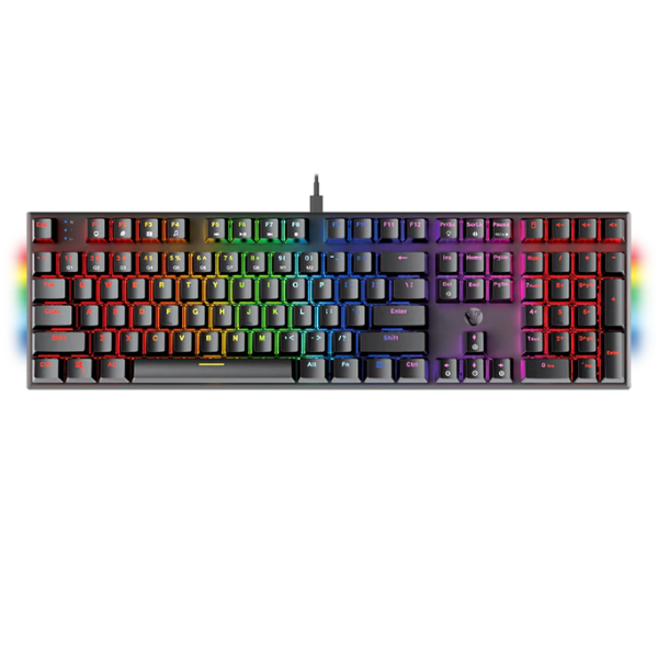 كيبورد فانتك MAXFIT108 MK855 الميكانيكي RGB باللون Black