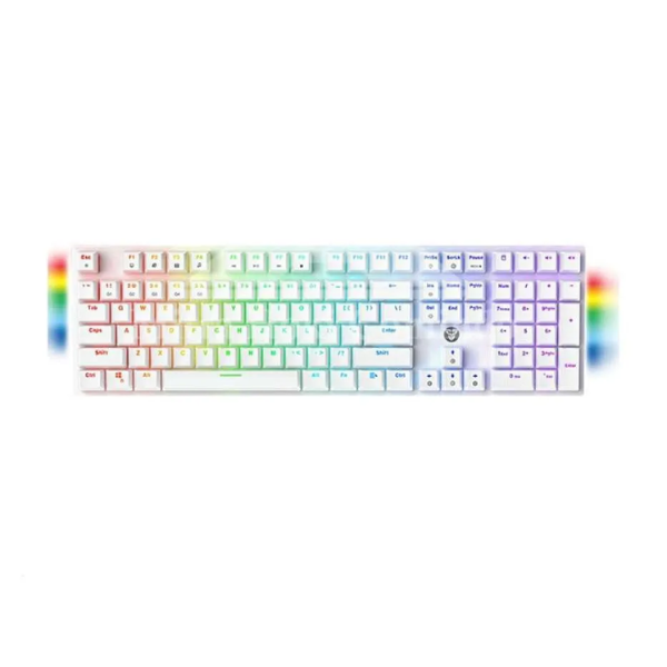 Fantech MAXFIT108 MK855 RGB mechanical keyboard in White