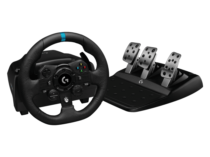 Logitech G923 Racing Wheel, Pedals For XBOX, Playstation and PC