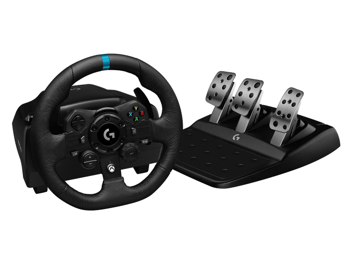 Logitech G923 Racing Wheel, Pedals For XBOX, Playstation and PC----Ennap.com