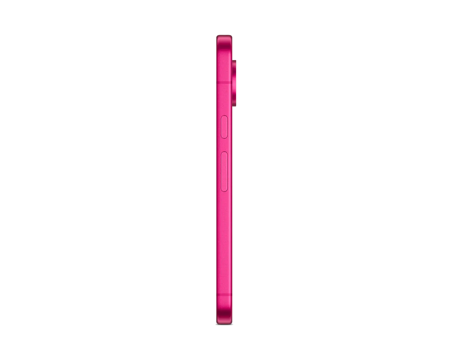 Google Pixel 11 5G in Hibiscus, angled view of the Pixel camera bar