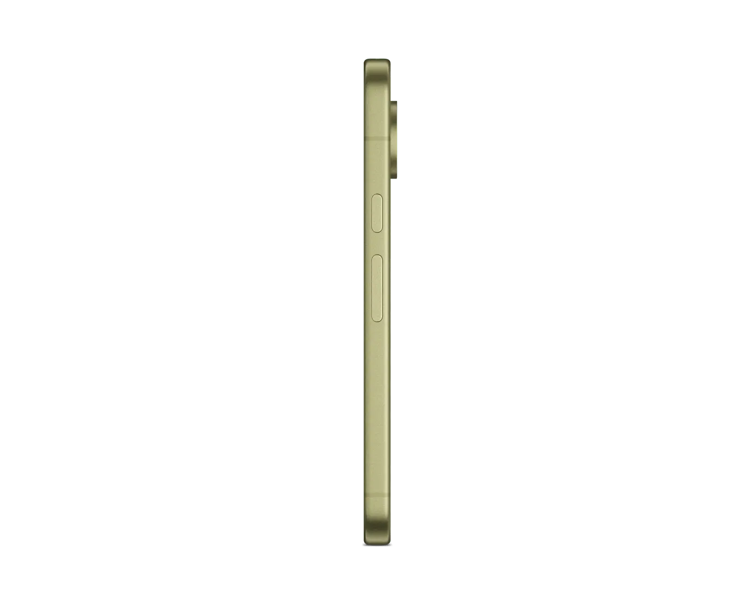 Google Pixel 11 5G in Pistachio, angled view of the Pixel camera bar