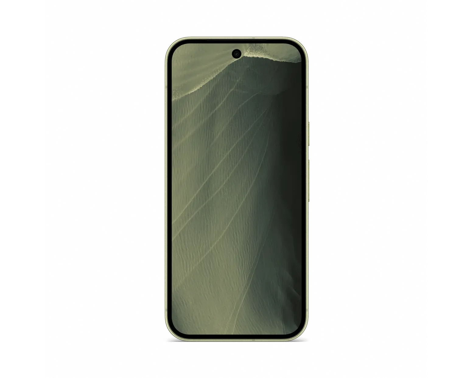 Google Pixel 11 5G in Pistachio, front display