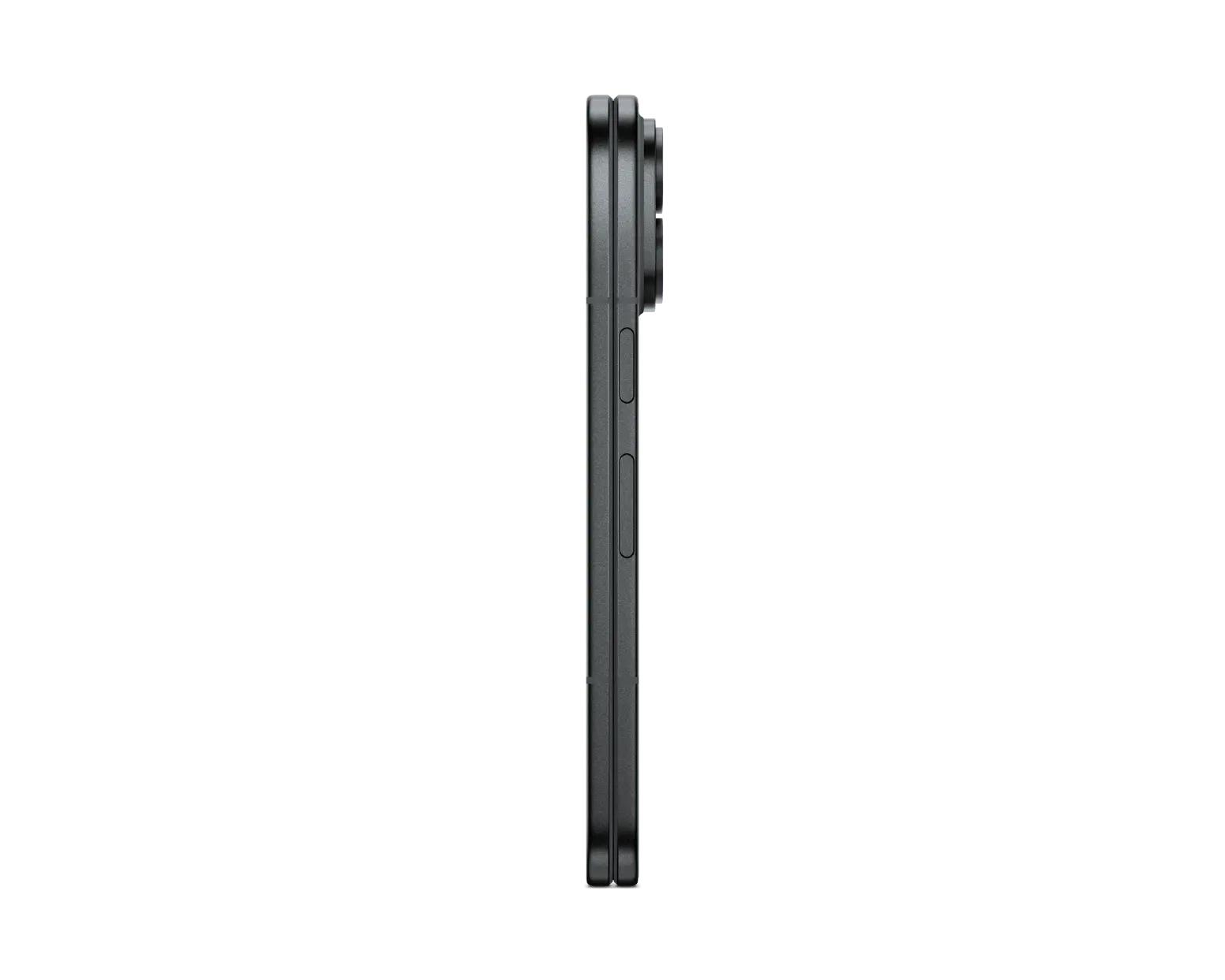 Google Pixel 11 Pro Fold 5G in Obsidian, folded side profile