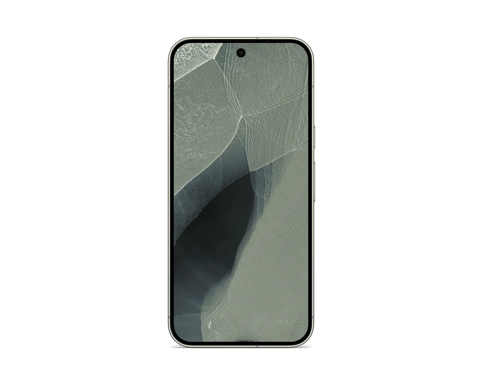 Google Pixel 11 Pro XL 5G in Olive, front display