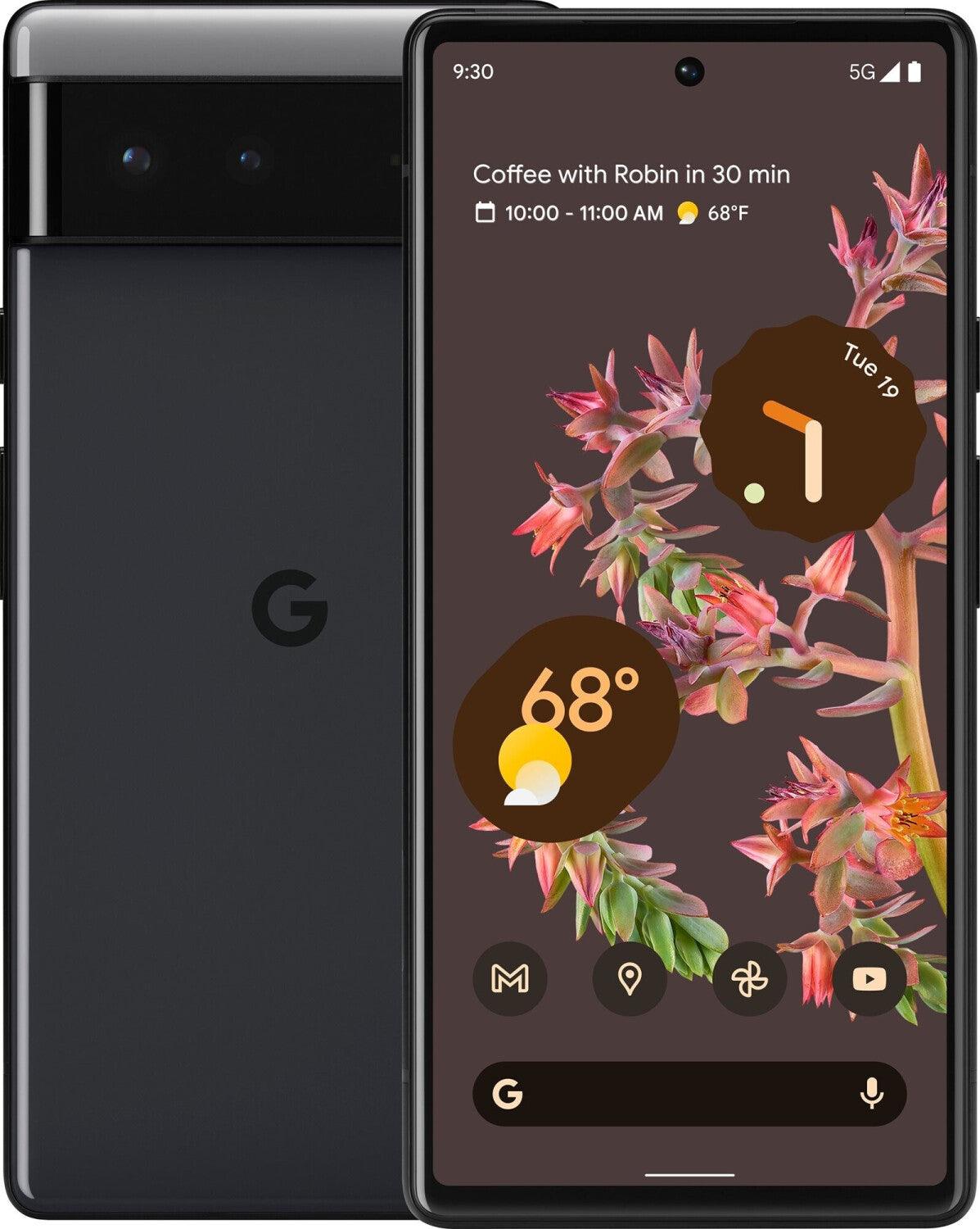 Google Pixel 6 5G - Google Pixel 6 5G - 8GB RAM + 128GB / Stormy Black Ennap.com