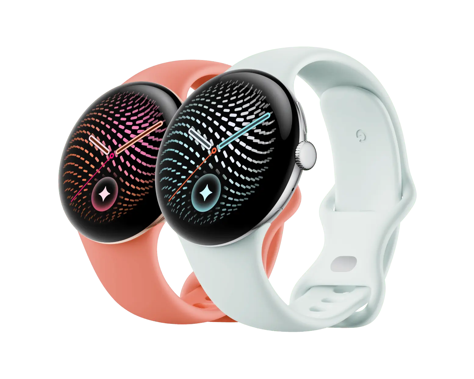 Google Pixel Watch 5 Smart Watch in 41mm and 45mm side by side