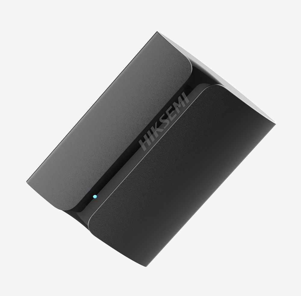HIKSEMI T300S SHIELD portable SSD angled view