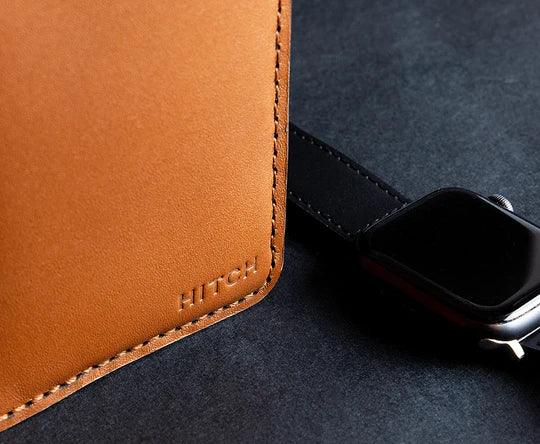 HITCH Bifold Card Wallet Natural Genuine Leather - Ennap.com